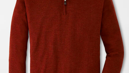 CROWN SOFT MERINO-SILK QUARTER-ZIP